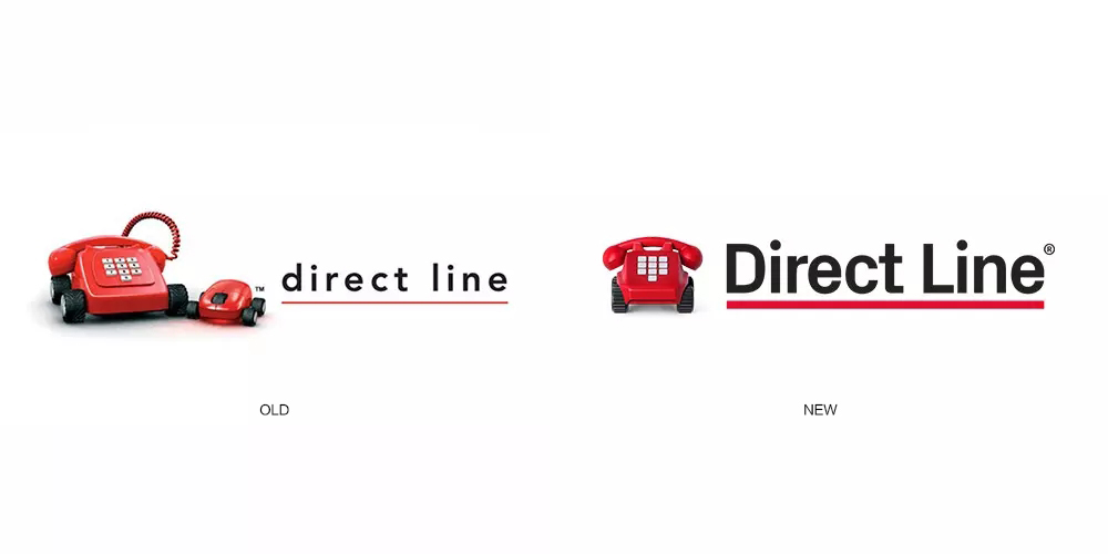 英國保險(xiǎn)公司Direct Line發(fā)布新品牌LOGO