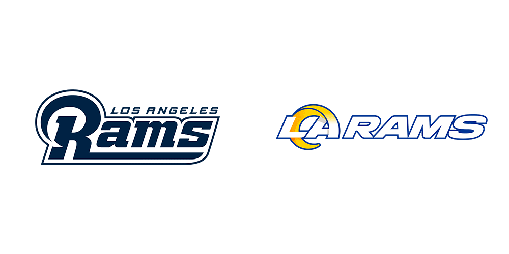 洛杉磯公羊(Los Angles Rams)橄欖球球隊標(biāo)志,洛杉磯公羊(Los Angles Rams)橄欖球球隊LOGO,橄欖球品牌設(shè)計