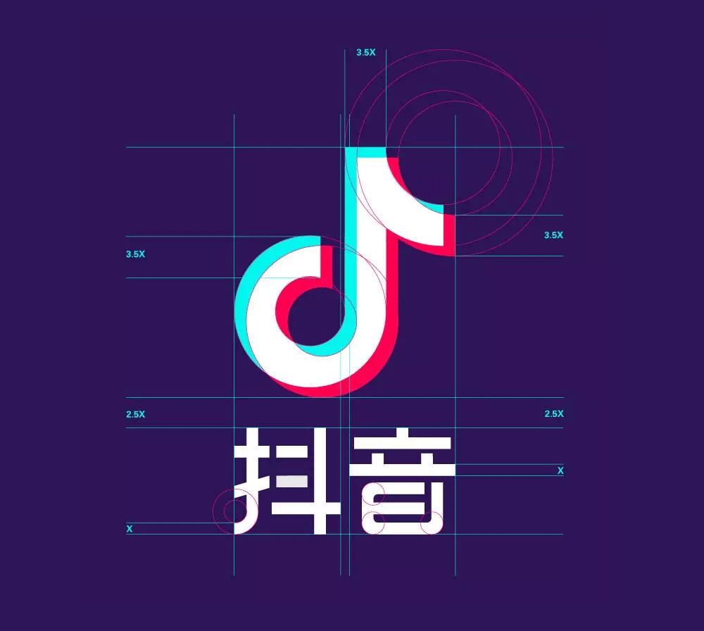 抖音LOGO,抖音標(biāo)志,抖音品牌設(shè)計(jì),短視頻品牌LOGO,短視頻標(biāo)志
