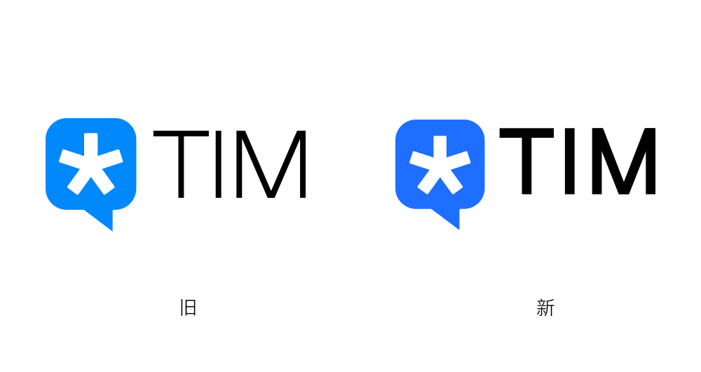騰訊QQ簡潔版TIM標(biāo)志,騰訊QQ簡潔版TIM LOGO,騰訊QQ簡潔版TIM品牌設(shè)計(jì)