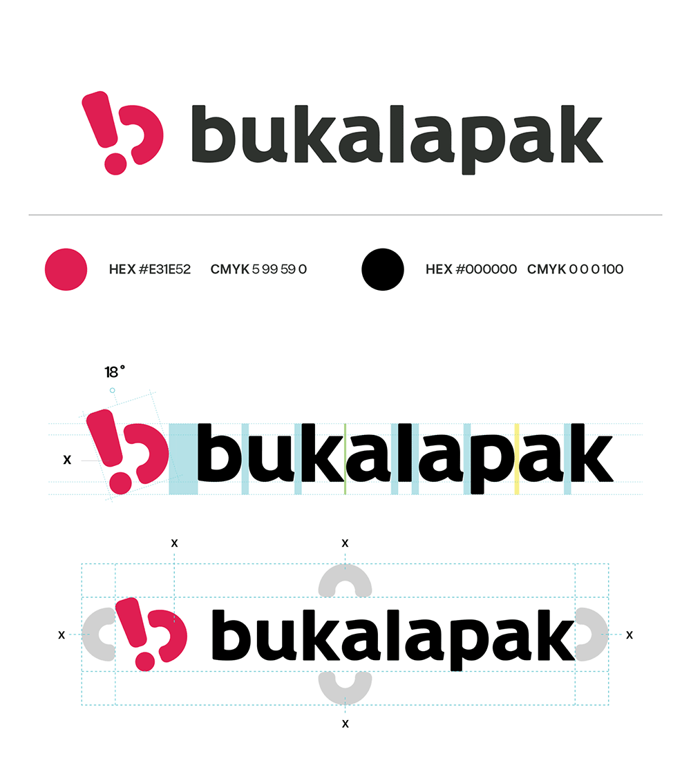 Bukalapak在線購物平臺LOGO,Bukalapak在線購物平臺標(biāo)志,在線購物網(wǎng)站品牌設(shè)計,在線購物網(wǎng)站標(biāo)志