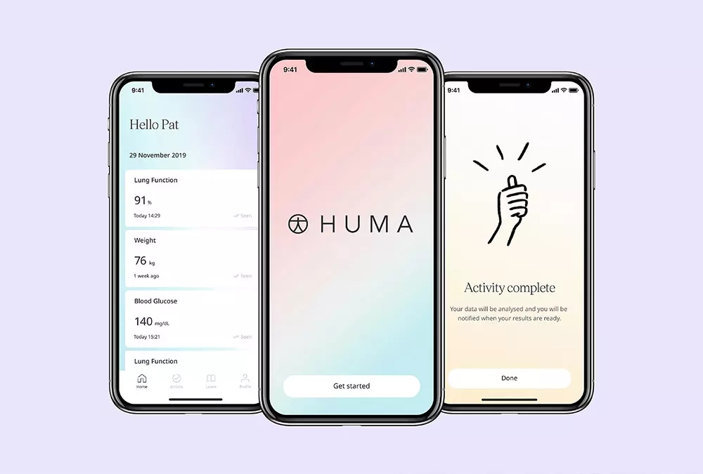 Medopad健康科技公司LOGO,Huma健康科技公司標(biāo)志,Huma健康科技公司品牌設(shè)計(jì)